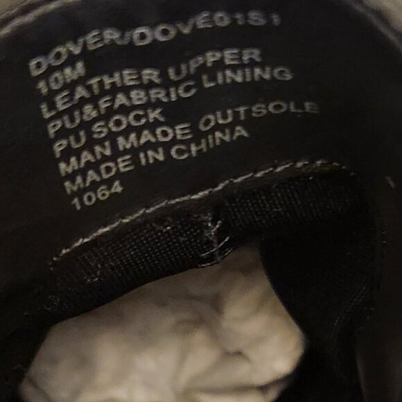 Steve Madden "Dover" Black Leather Booties. NWOT. Size 10 - Picture 6 of 9